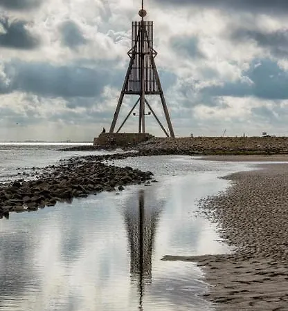 Glueckshaus Ferienwohnung Cuxhaven Buitenkant foto